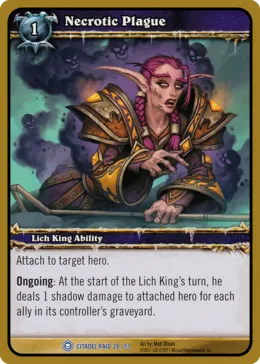 Card scan: Necrotic Plague