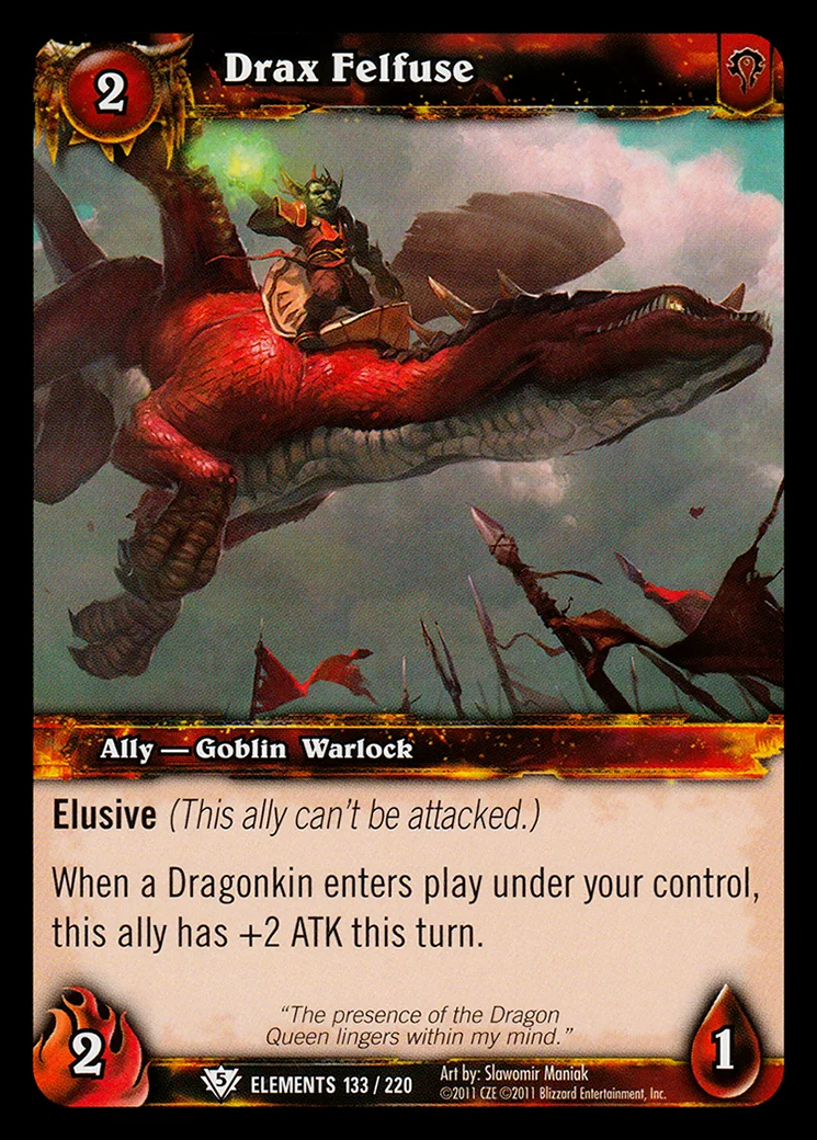 Card scan: Drax Felfuse