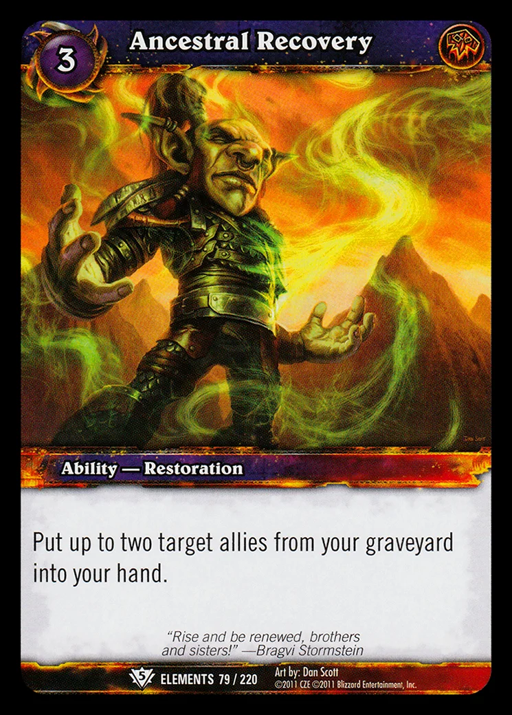 Card scan: Ancestral Recovery