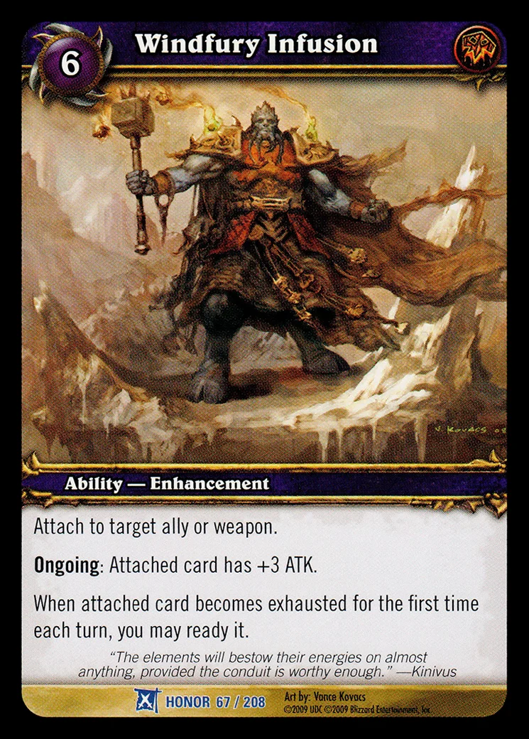 Card scan: Windfury Infusion