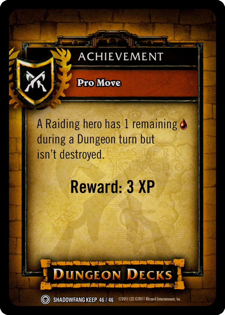 Card scan: Achievement - Pro Move