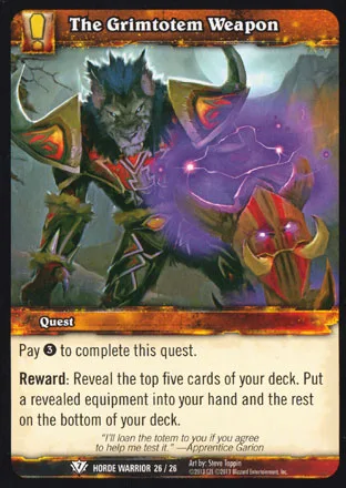 The Grimtotem Weapon