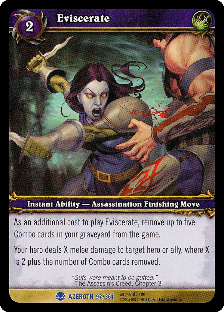 Card scan: Eviscerate