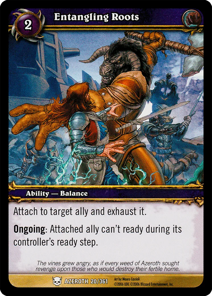 Card scan: Entangling Roots