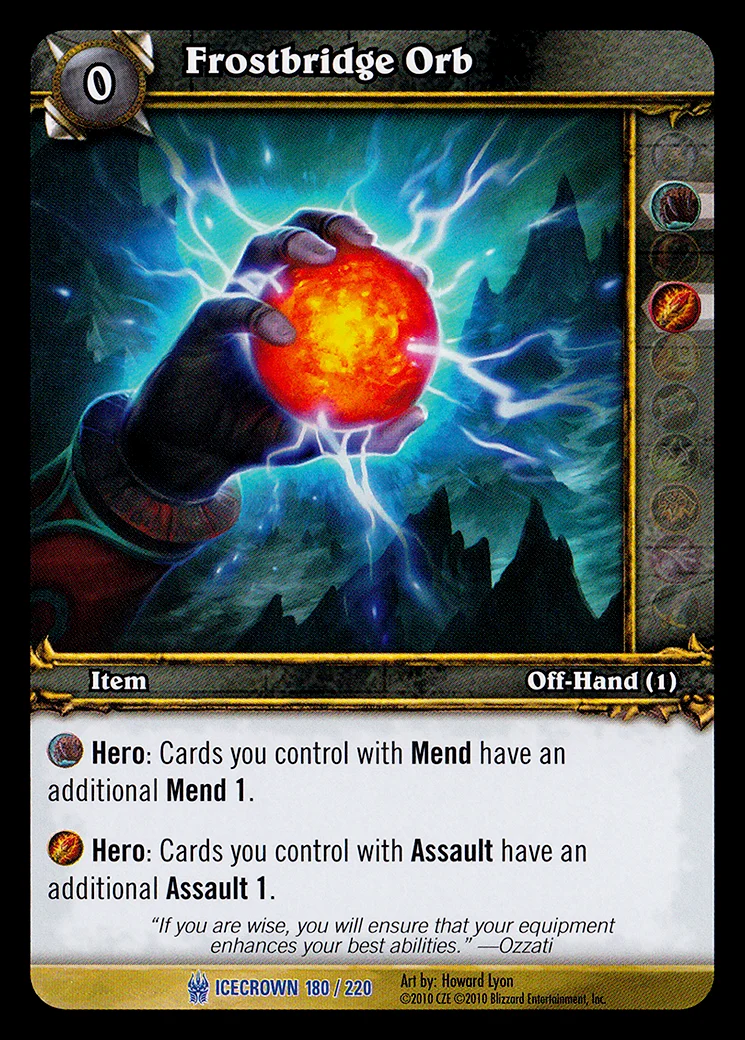 Card scan: Frostbridge Orb