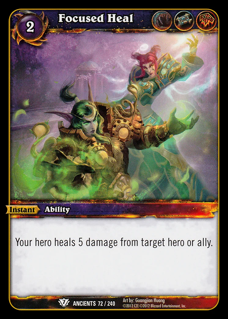 Card scan: Focused Heal