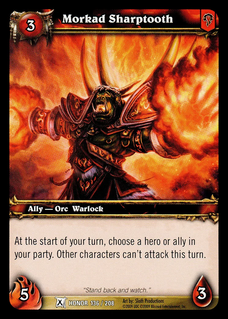 Card scan: Morkad Sharptooth