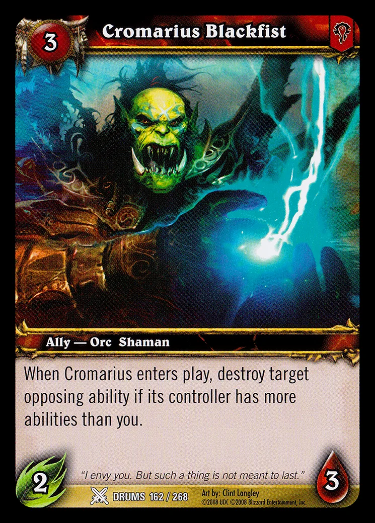 Card scan: Cromarius Blackfist