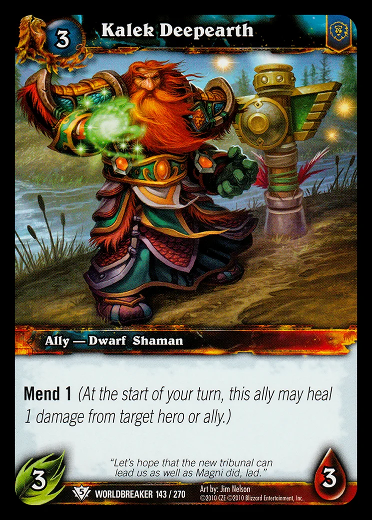 Card scan: Kalek Deepearth