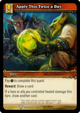 Card scan: Apply This Twice a Day