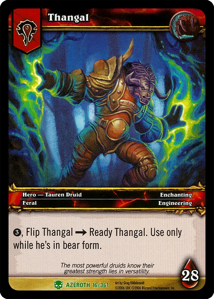 Card scan: Thangal