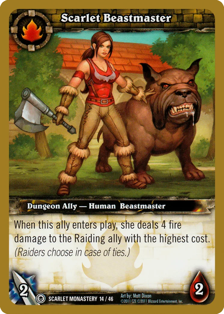 Card scan: Scarlet Beastmaster