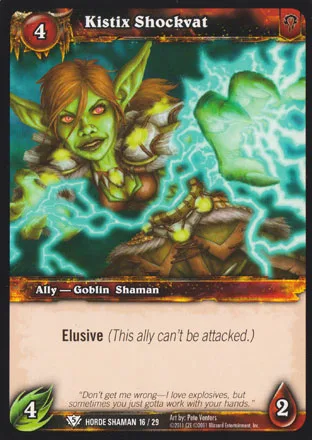 Card scan: Kistix Shockvat