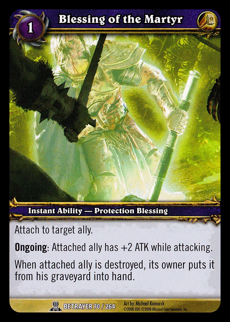 Card scan: Blessing of the Martyr