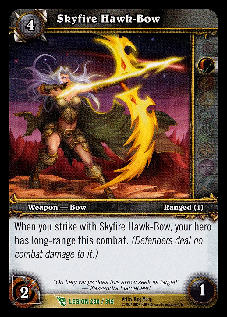 Card scan: Skyfire Hawk-Bow