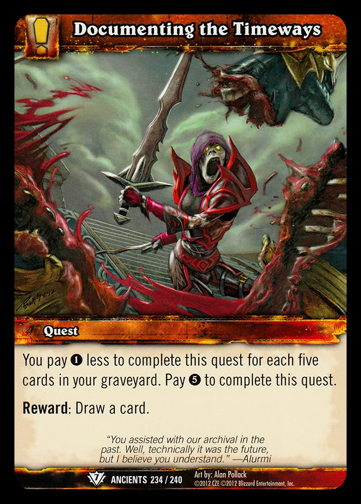 Card scan: Documenting the Timeways