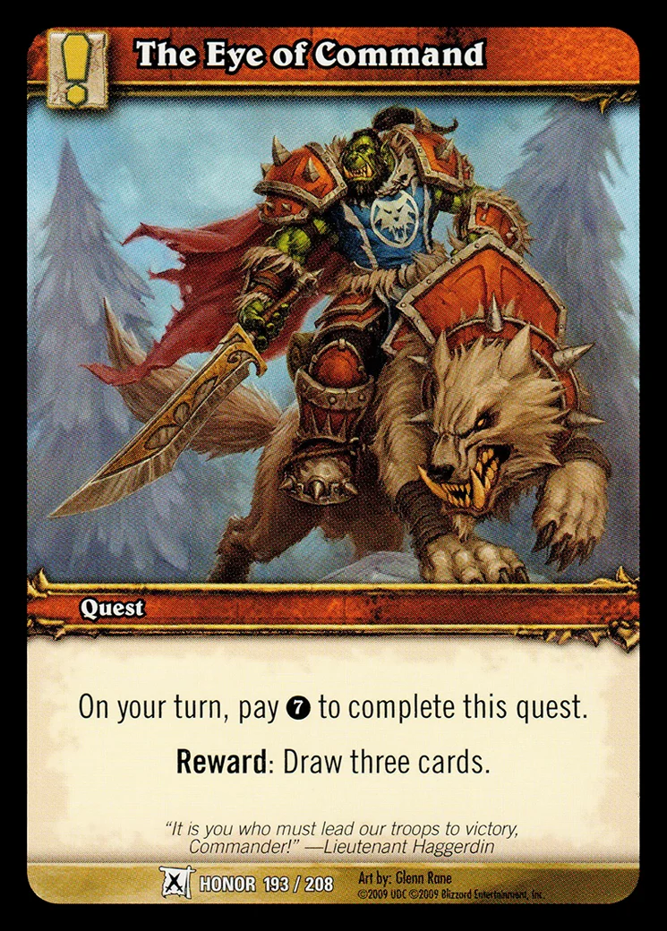 Card scan: The Eye of Command