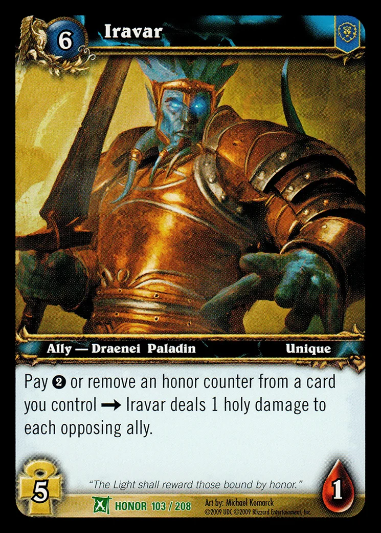 Card scan: Iravar