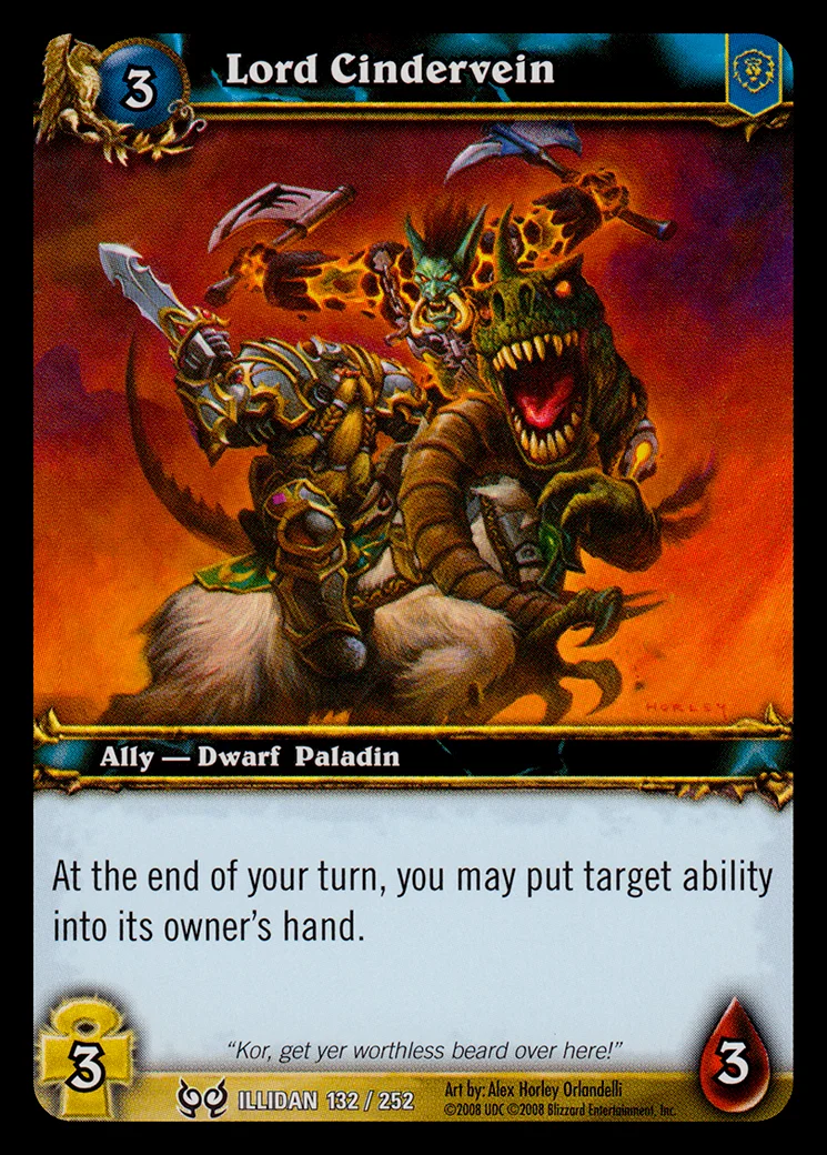 Card scan: Lord Cindervein