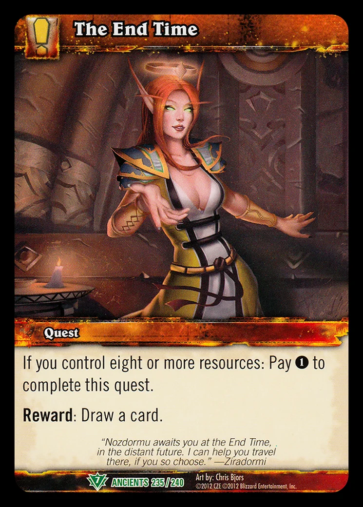 Card scan: The End Time