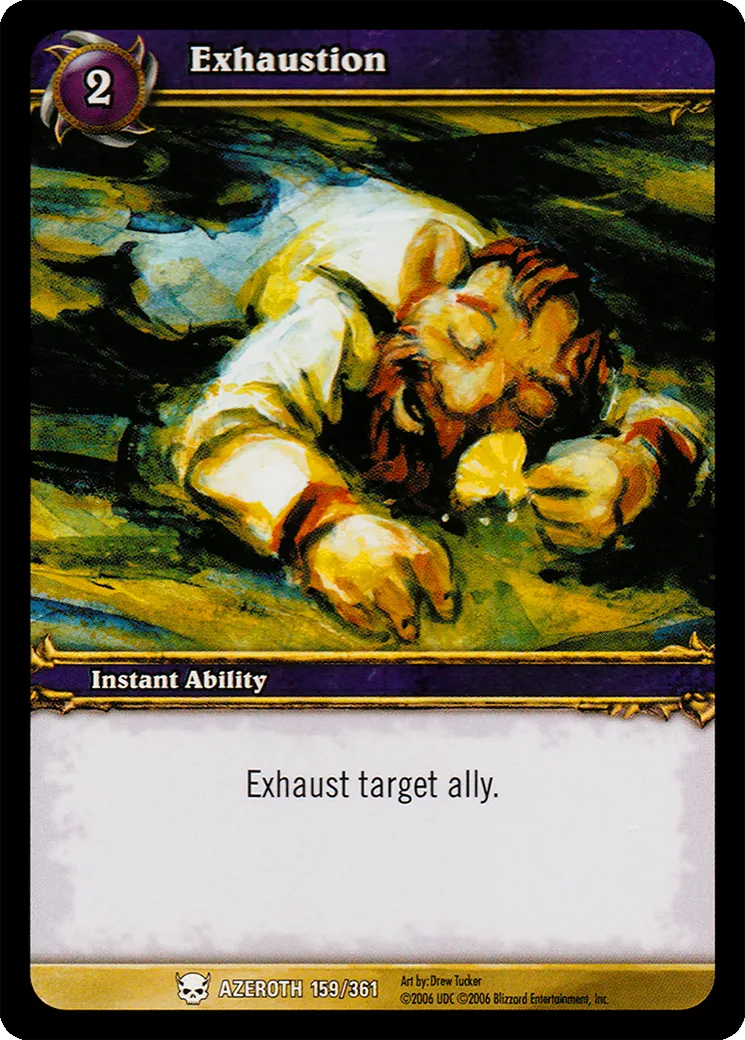 Card scan: Exhaustion