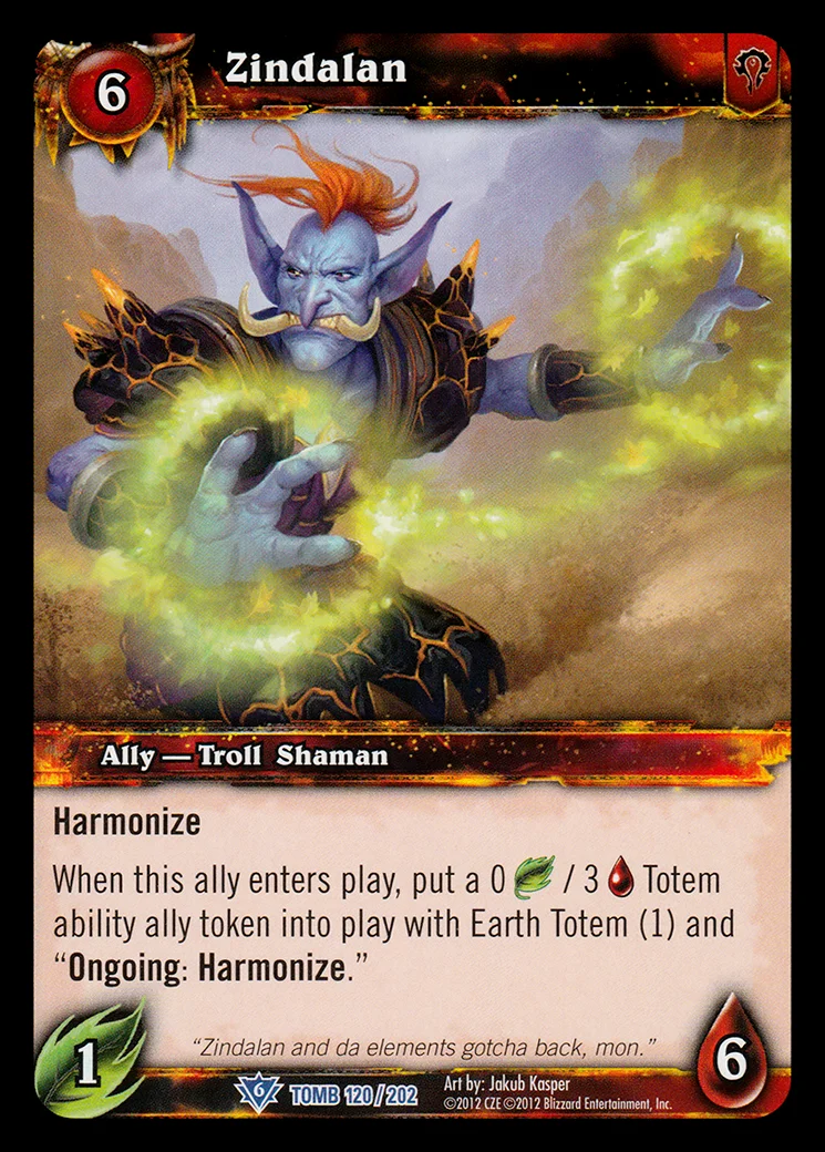 Card scan: Zindalan