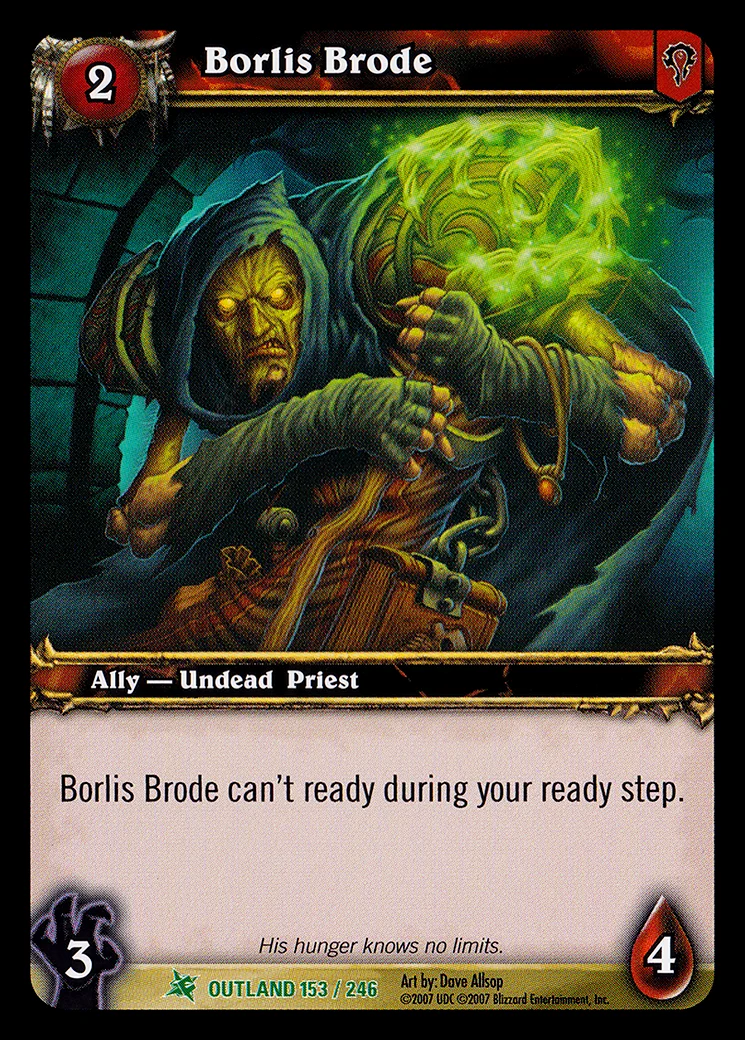 Card scan: Borlis Brode
