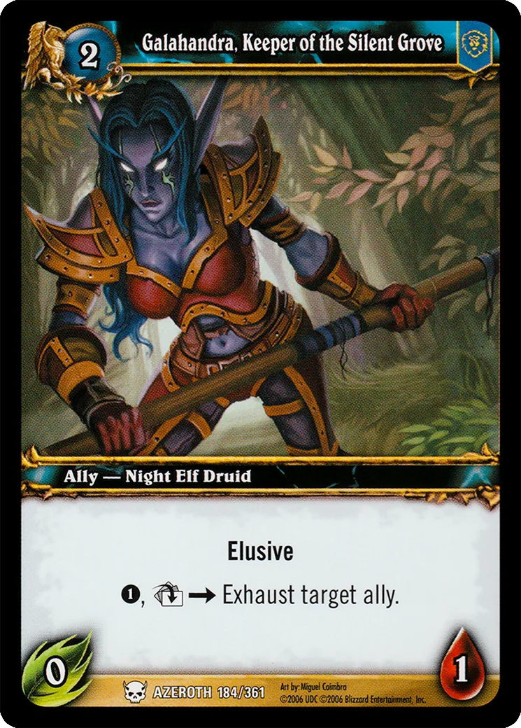 Card scan: Galahandra, Keeper of the Silent Grove