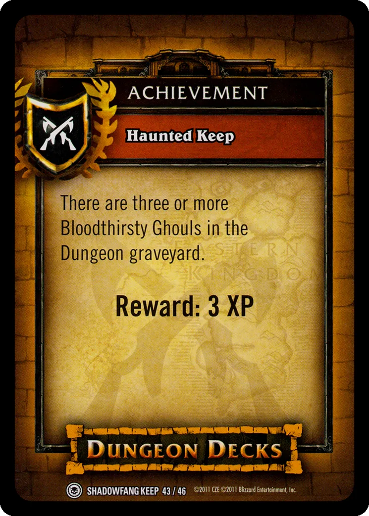 Card scan: Achievement - Haunted Keep