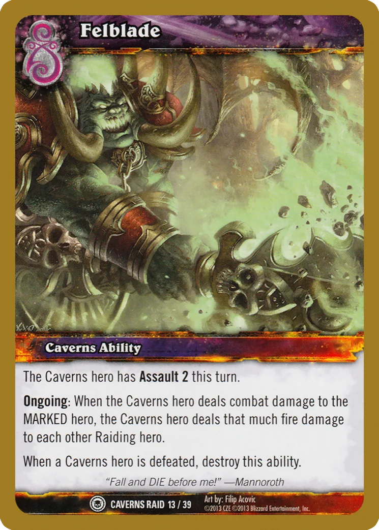 Card scan: Felblade