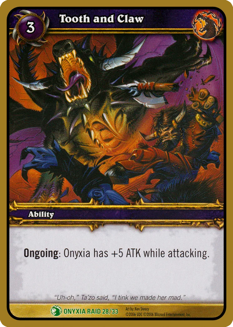 Card scan: Tooth and Claw