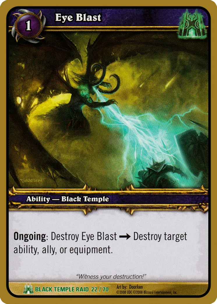 Card scan: Eye Blast