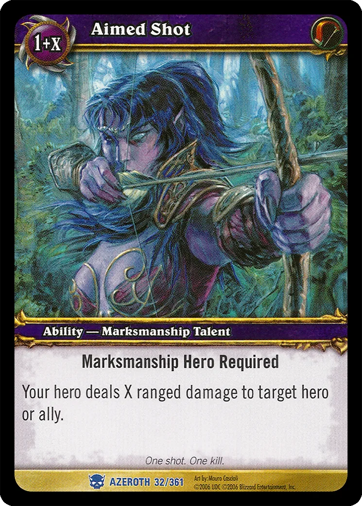 Card scan: Aimed Shot