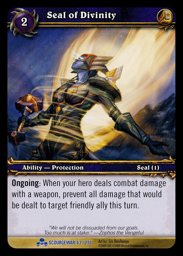 Card scan: Seal of Divinity