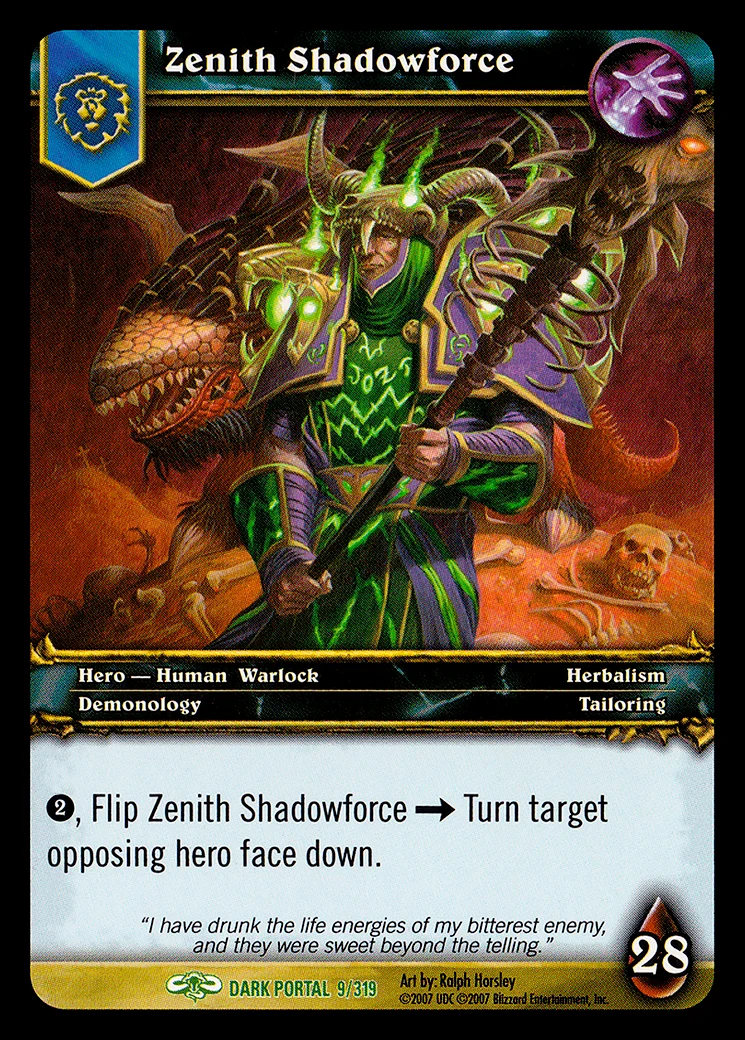 Card scan: Zenith Shadowforce