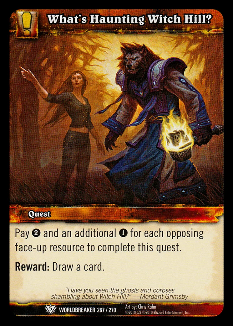 Card scan: What's Haunting Witch Hill?