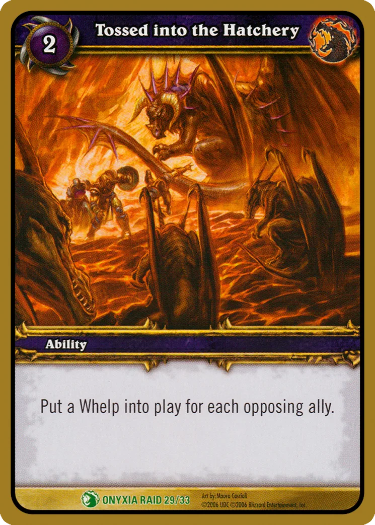 Card scan: Tossed into the Hatchery