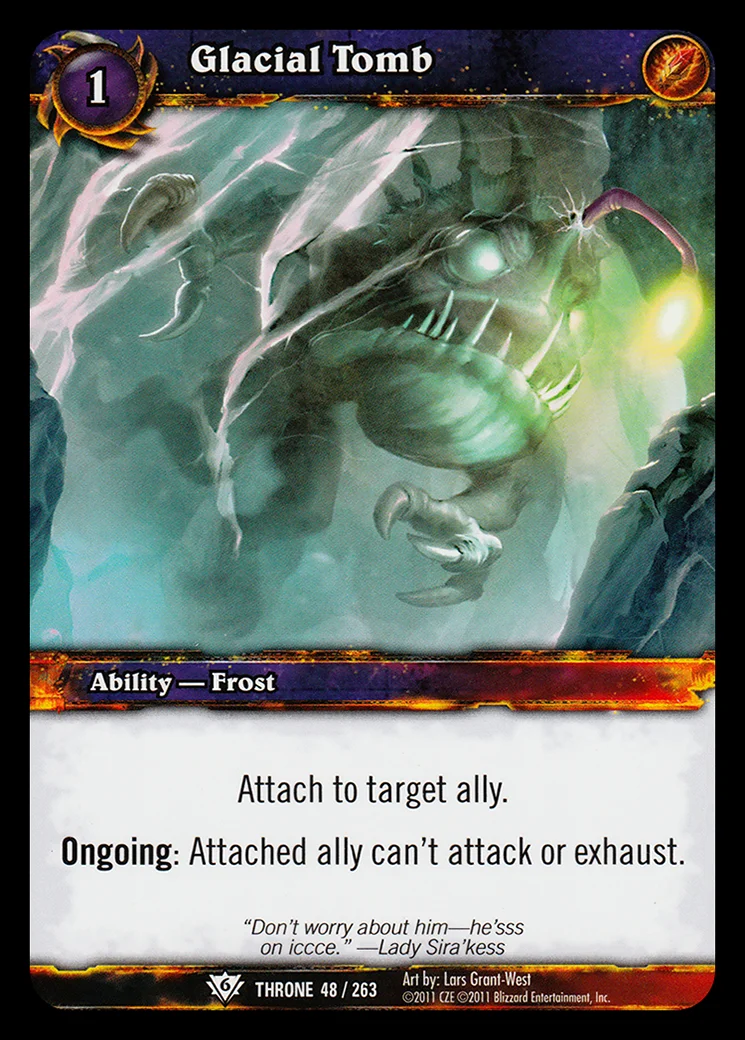 Card scan: Glacial Tomb