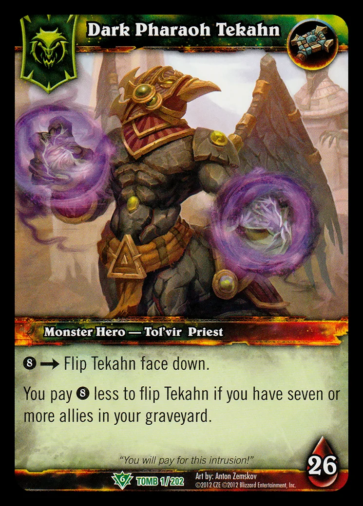 Card scan: Dark Pharaoh Tekahn