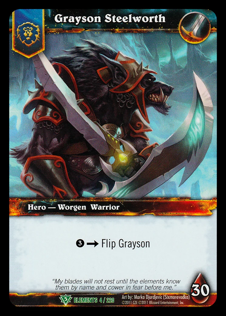 Card scan: Grayson Steelworth