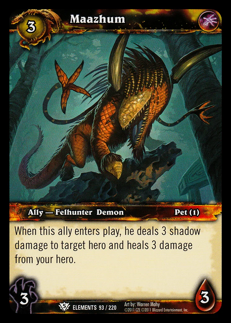 Card scan: Maazhum
