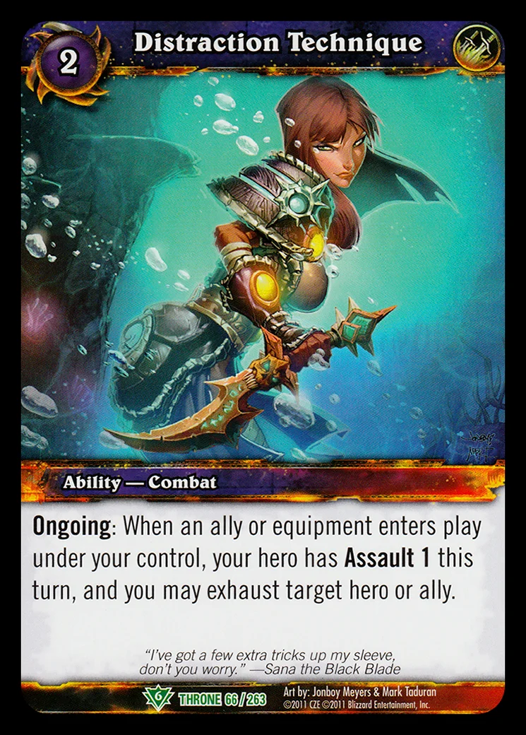 Card scan: Distraction Technique