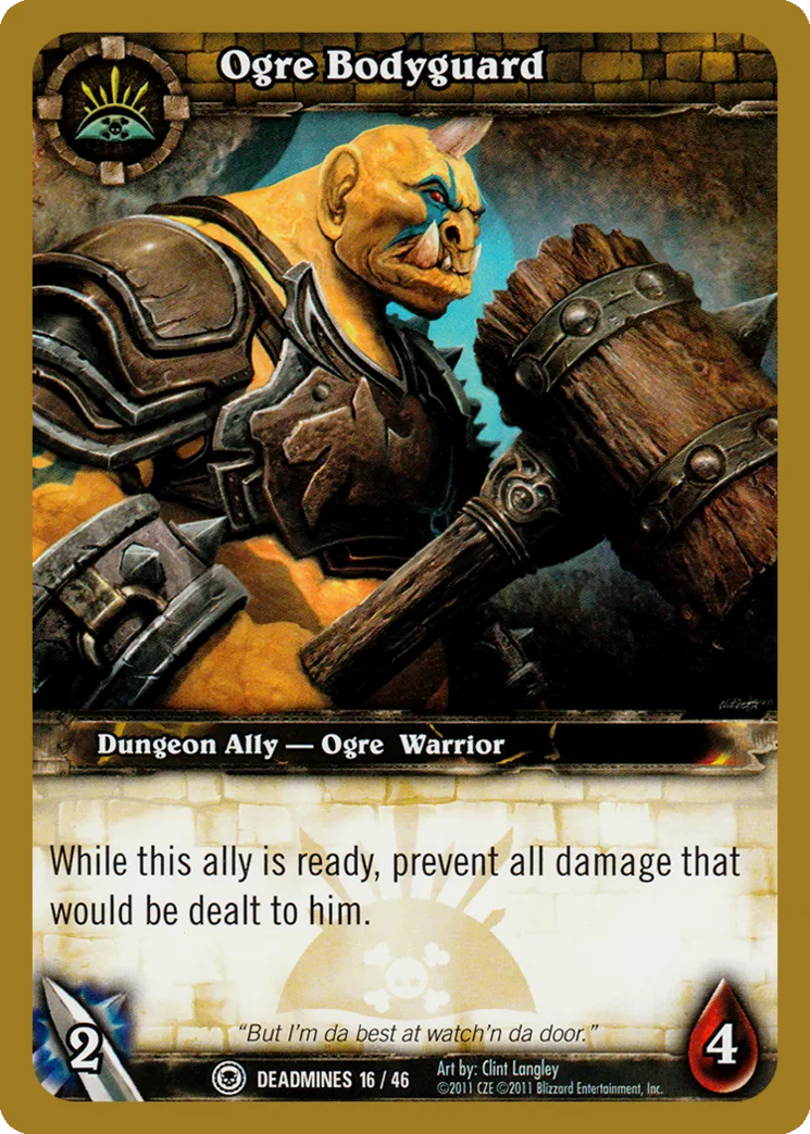 Card scan: Ogre Bodyguard