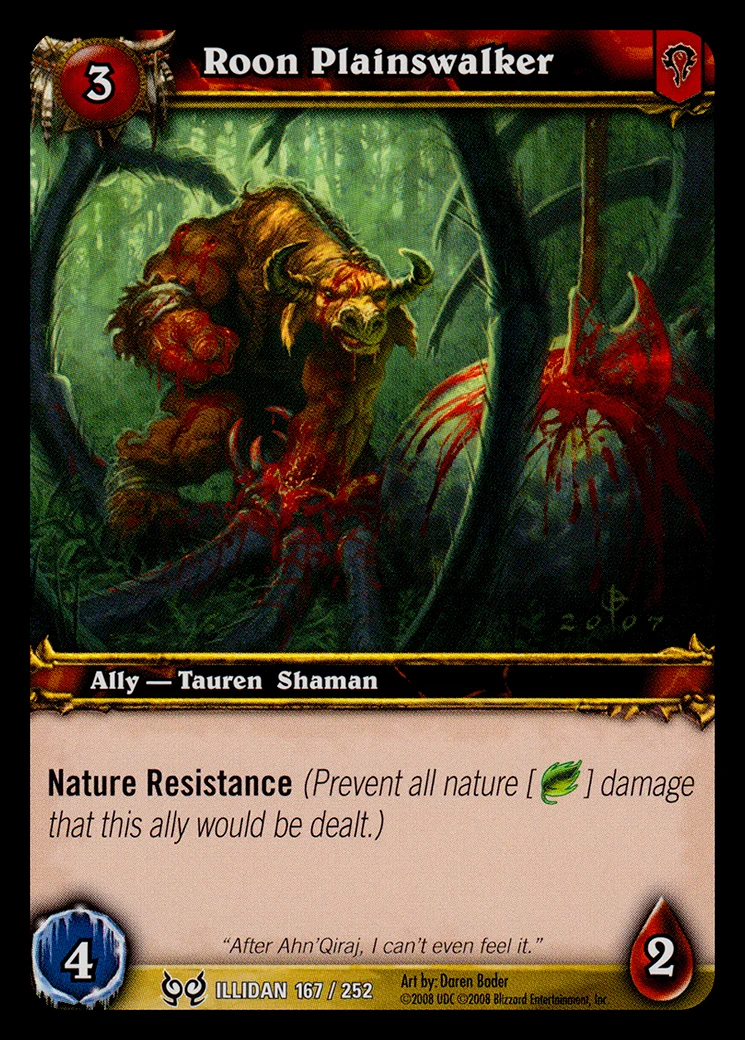 Card scan: Roon Plainswalker