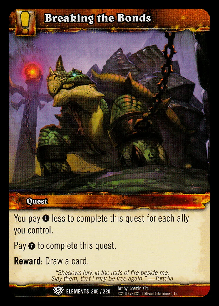 Card scan: Breaking the Bonds