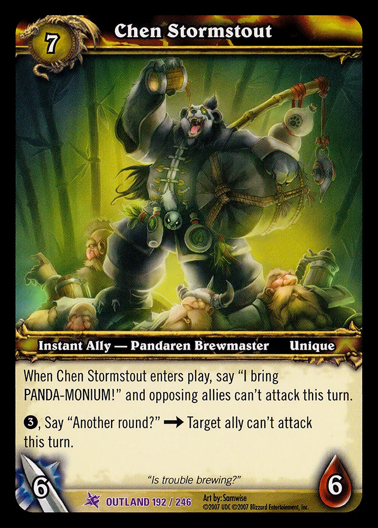 Card scan: Chen Stormstout