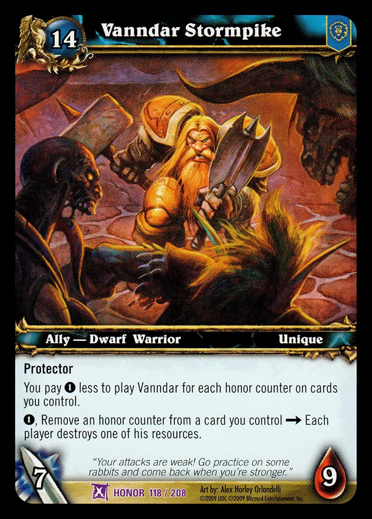 Card scan: Vanndar Stormpike