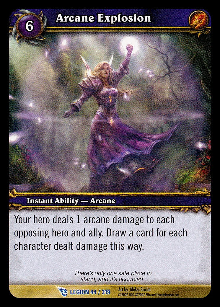 Card scan: Arcane Explosion