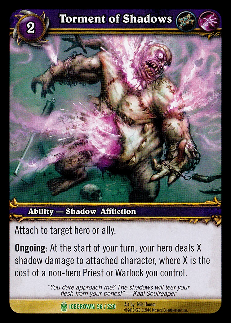 Card scan: Torment of Shadows