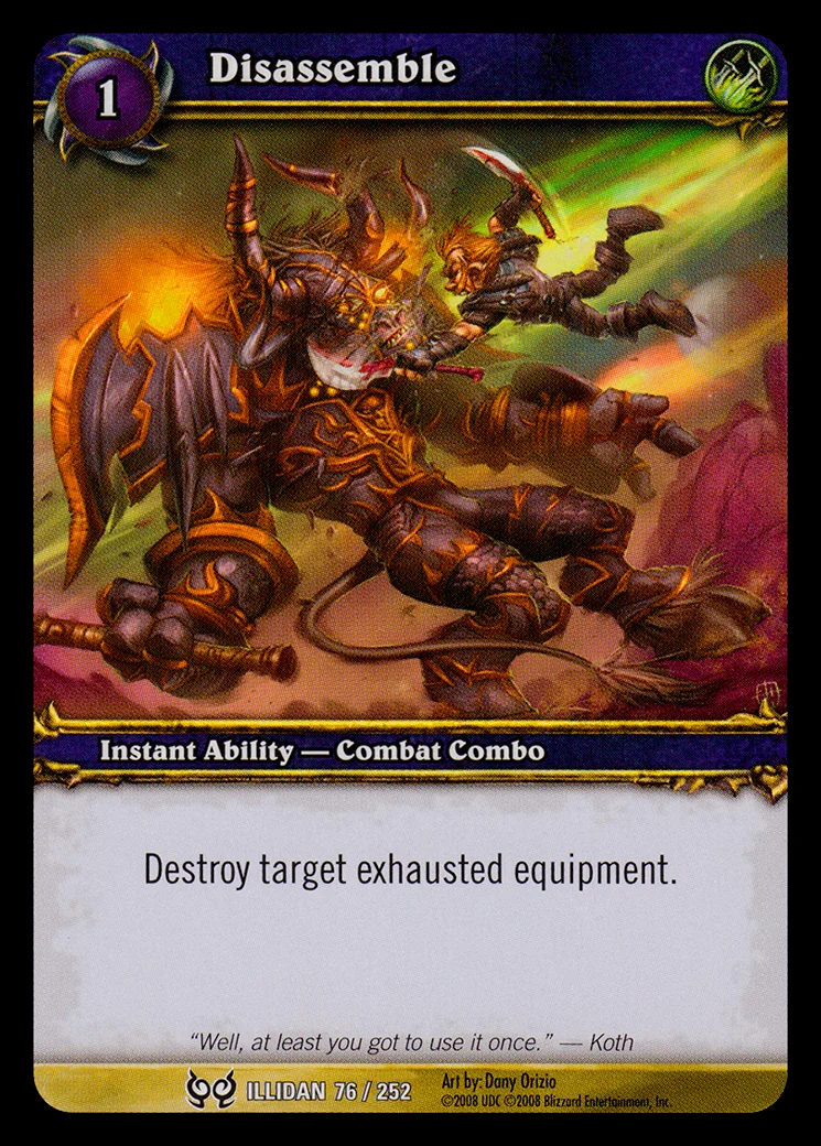 Card scan: Disassemble